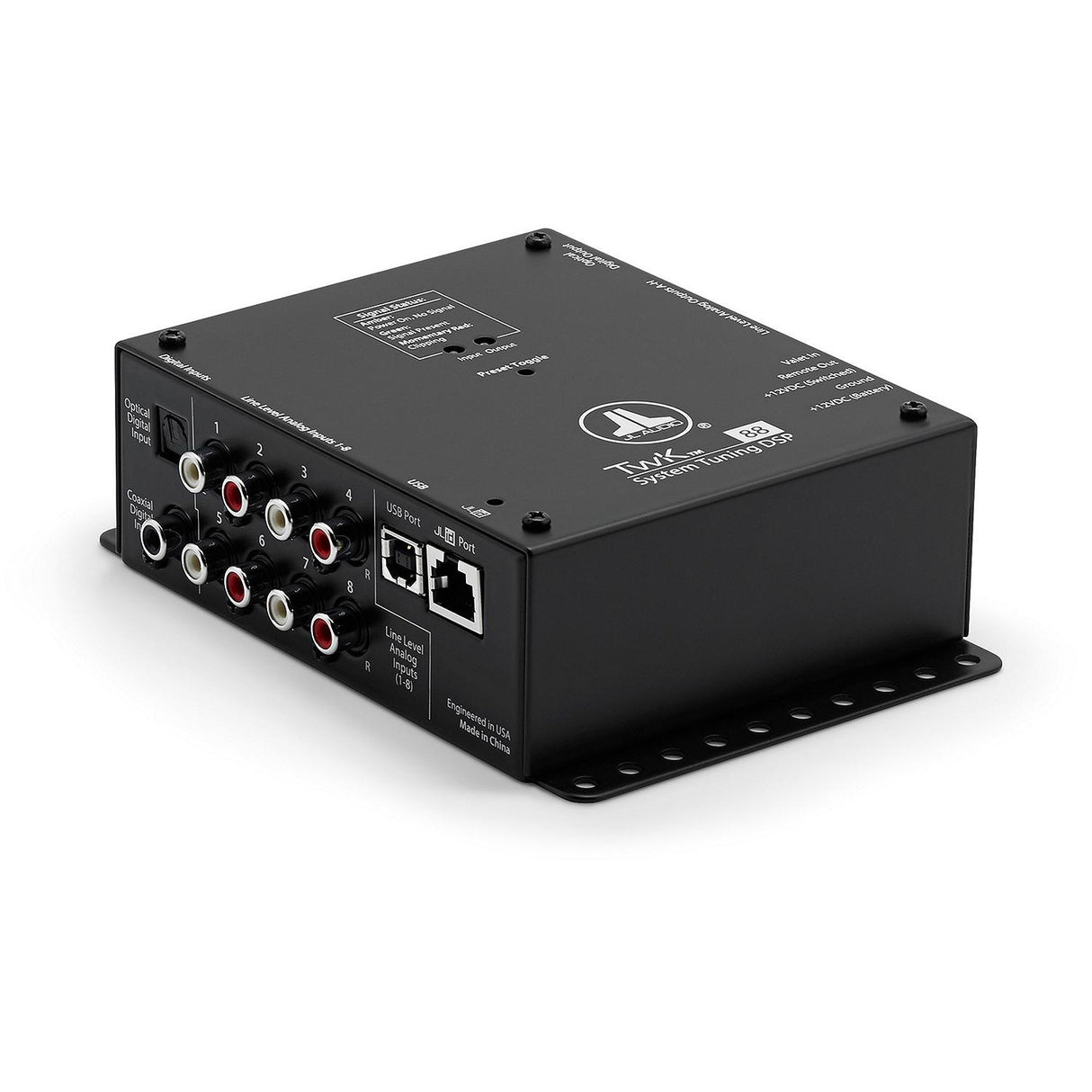 JL Audio 010-03166-00 TwK® System-tuning DSP Processor with 8-input and 8-output Channels (TwK-88)