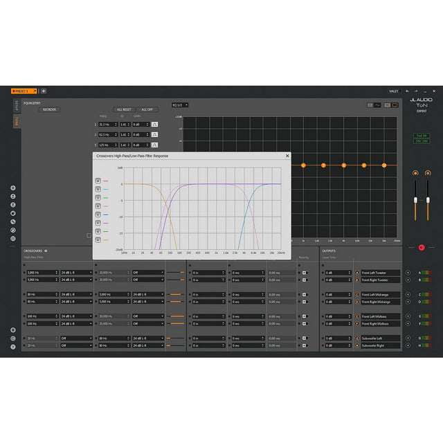 JL Audio 010-03166-00 TwK® System-tuning DSP Processor with 8-input and 8-output Channels (TwK-88)