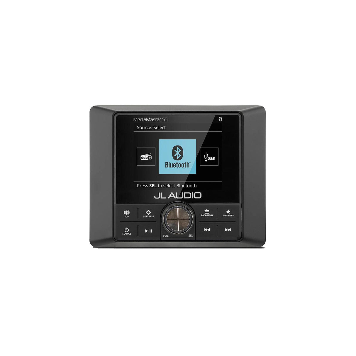 JL Audio 0100336500 MM55 MediaMaster® 55 Stereo, Full-Color LCD Display