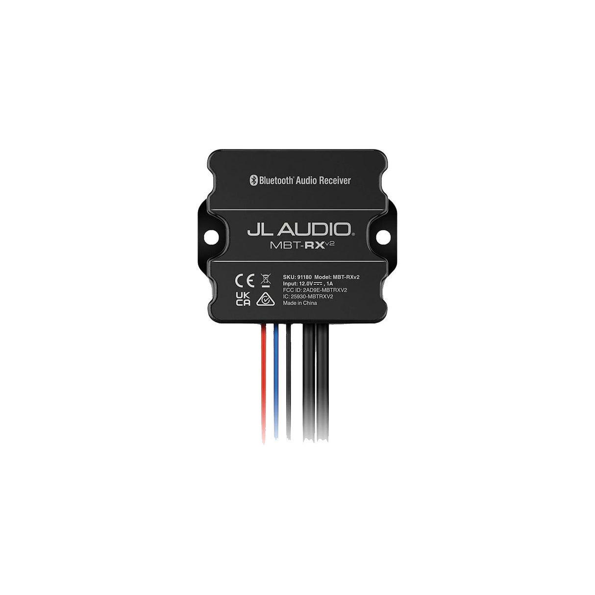 JL Audio 0100337700 MBT-RXv2 Weatherproof Receiver with Bluetooth®