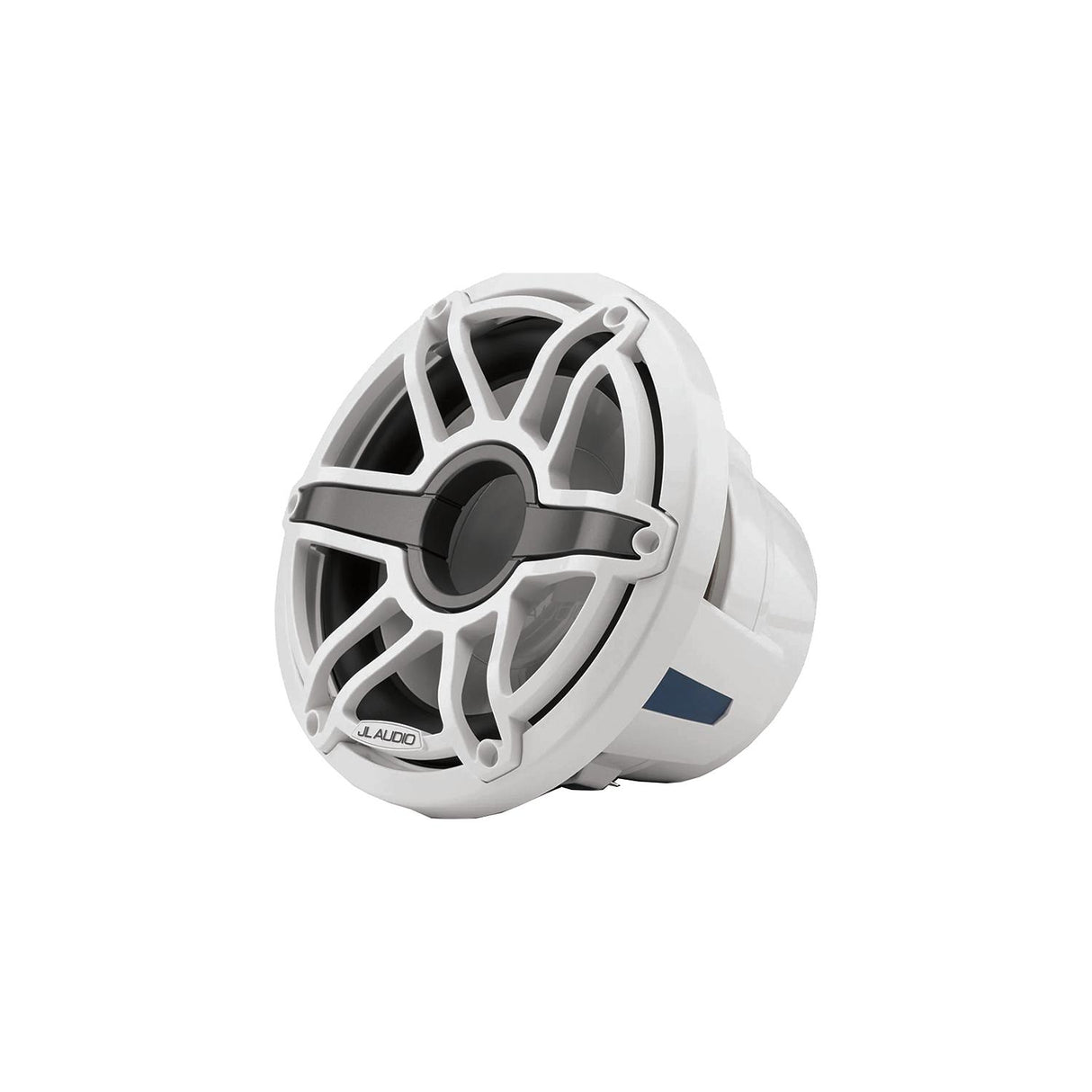 JL Audio 0100348800 M6 Marine Subwoofer, M6-10W-S-GwGw-4, 10" Diameter, White, Sport Grille
