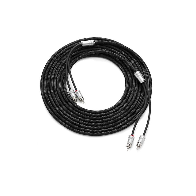 JL Audio 010-13550-00 Premium Audio Interconnect 2-channel, 18' (XE-BLKAIC2-18)