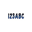 Hardline Series 200 Registration Kit, Cursive Font With Top to Bottom Color Gradations (Includes 4 Sets of 3" A-Z, 0-9)