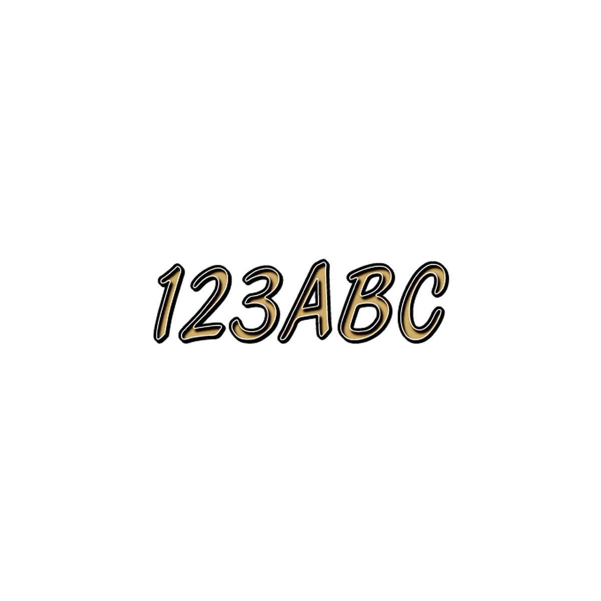 Hardline Series 400 Registration Kit, Smooth Cursive Font With Left to ...