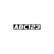 Hardline Series 700EC Registration Kit, Solid Fill Colors With Black Outlines and Slanted European Font (Includes 4 Sets of 3" A-Z, 0-9)