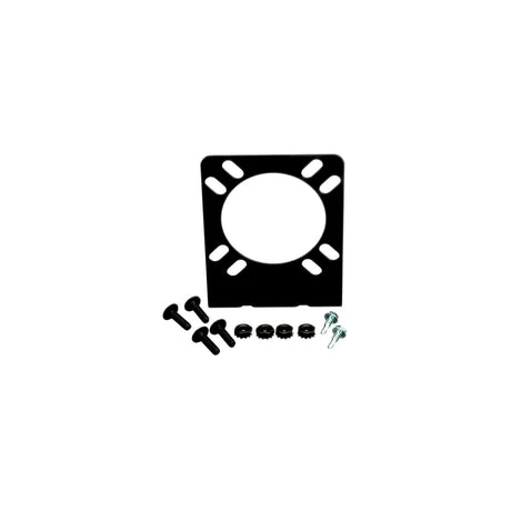 Pollak 10-111V COATED RIGHT ANGLE MOUNTING BRACKET FOR 7-BLADE RV & 6- POLE ROUND SOCKETS