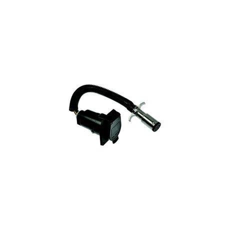 Pollak 6P-104V 6-Pole Round Vehicle End to 7-Blade Trailer End Adapter