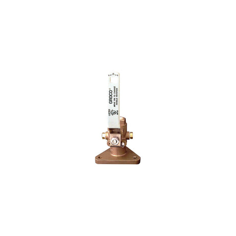 Groco FBV Bronze Full-Flow Tri-Flange Seacock