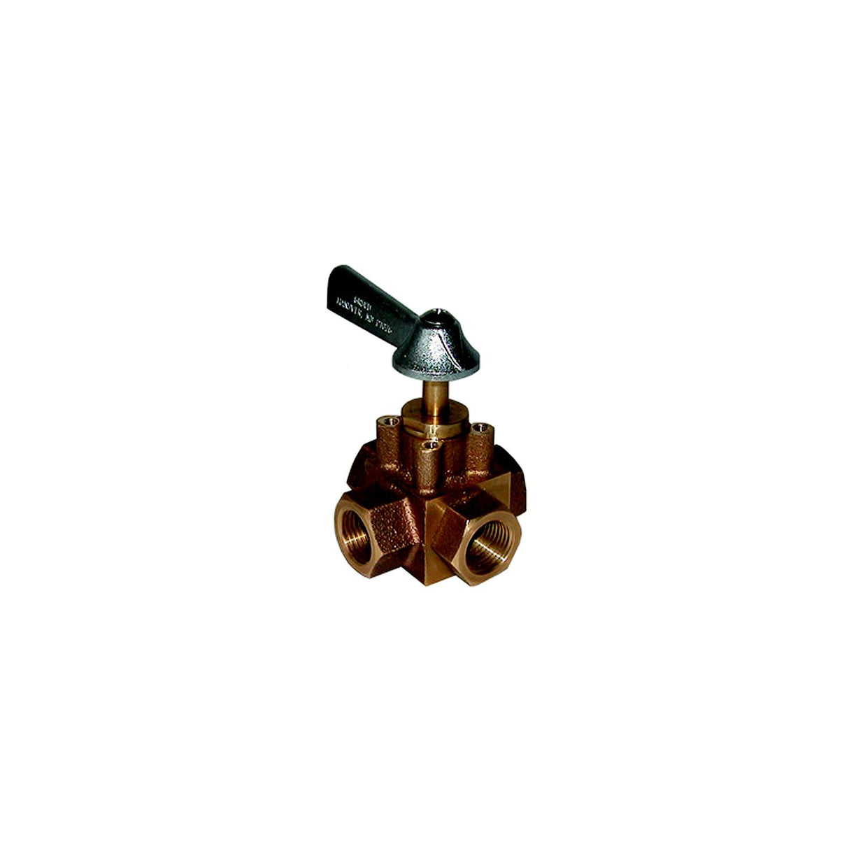 Groco FV475X Bronze 4 port Tank Selector Valve 3/4" Full Flow
