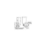 1" Bronze Full Flow In-Line Ball Valve