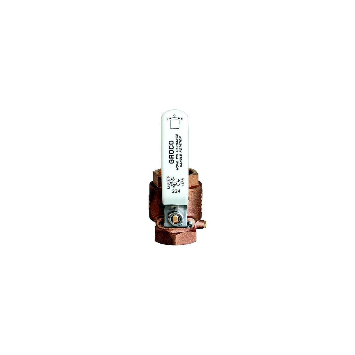 Groco IBV500 Bronze Full-Flow In-Line Ball Valve