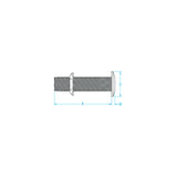 Groco THXL750WS Stainless Steel Extra Long Thru-Hull Fittings, 3/4"