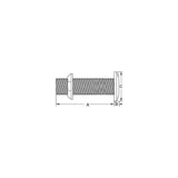 Groco THXL Bronze Extra-Length Thru-Hull With Nut, NPS Thread