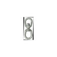 Chicago 215206 Galvanized Eye & Eye Swivel, 1/2", 1.8 Tons