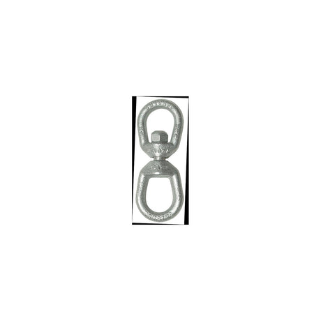 Chicago 215206 Galvanized Eye & Eye Swivel, 1/2", 1.8 Tons