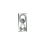Galvanized Jaw & Eye Swivel, 1/4"