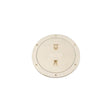 Beckson Screw Out Deck Plate With Standard Trim Ring, Diamond Center