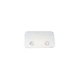 Beckson HT1424AW Rectangular Flush Hatch, 14" x 24", White