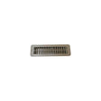 Floor Register with damper - Tan - OD 12" x 3 1/2" , Cut Out 10" x 2 3/8"