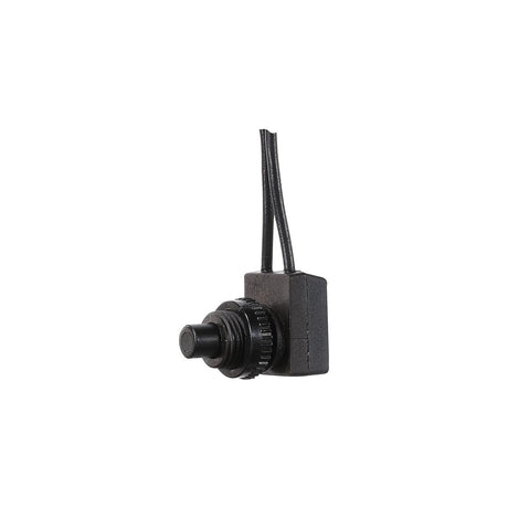 Push Button On/Off Switch - 10 Amp - SPST with 4.5" Leads