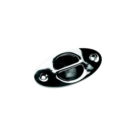 Sea-Dog 0761021 Recessed Anchor Point, A=4", B=1/8", C=3/4", D=1-1/2" F= 2", #10 FH