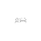 Sea-Dog 0791331 Chrome Zinc Bow Eye - 3/8"