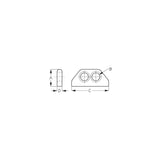 Sea-Dog 079720 Weldable Bow Eye - Double, 3-15/16"