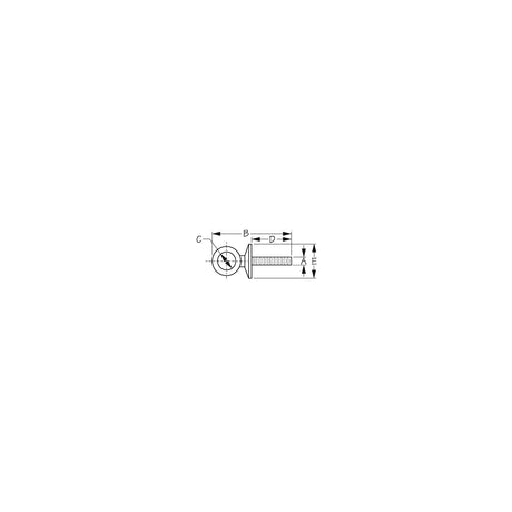 Sea-Dog 080499 Eye Bolt w/Shoulder, 5/8" I.D.
