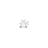 Sea-Dog 0813101 Nylon Pad Eye, Black, 5/cd
