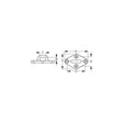 Stainless Diamond Eye Plate-3