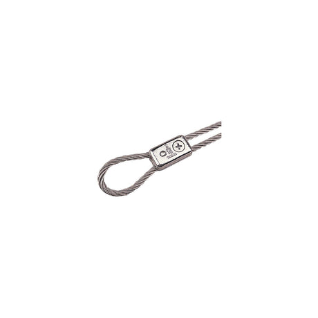 Chrome Plated Zinc Cable Clamp, Pair