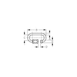 SeaDog 153010 Quick Link 3-1/2" | AISI 316 Stainless Steel | 19,800 lb Capacity