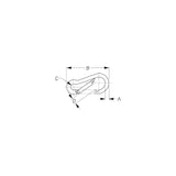 4-3/4" Stainless Steel Snap Hook