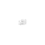 Sea-Dog 1595081 Stainless Wire Rope Clip, 8 mm Wire Size