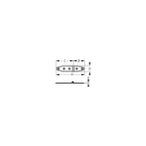Stainless Strap Hinge 4-1/8", Pair
