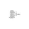 SEA-DOG 2030801 Dampening Butt Hinge, 2", 1" ,1", 3", /1/16", #8 FH, .11/.22
