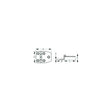 Sea-Dog 2035121 Dampening Offset Short Side Door Hinge #8 FH Weight .10/ .20 A=2-18", B=5/8", C=1-3/8", D=1-1/2", E= 1/16",  F=3/8"
