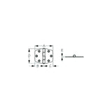 Sea-Dog 2038011 Dampening Heavy-Duty Hinge