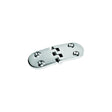 Sea-Dog 2054611 Flush Round Door Hinge, A= 3-1/4", B=1-5/8", C=1-5/8", D=1-3/16", E= 3/16", #10 FH Weight= .16/ .32