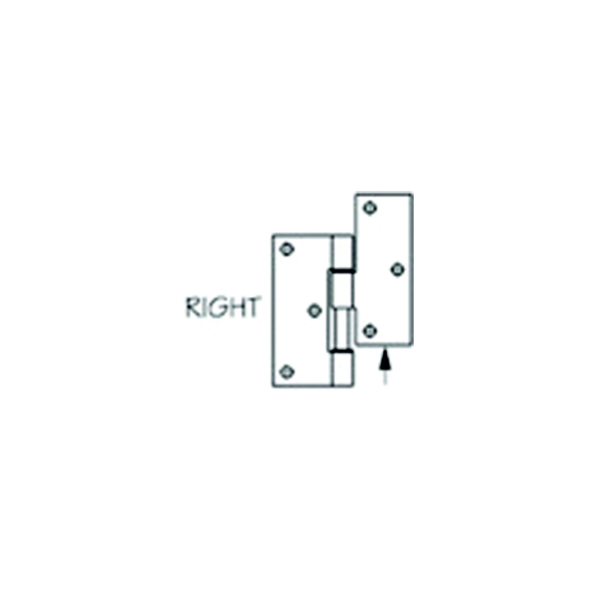 Seadog 207735-1 Lift Gate Butt Hinge, Right
