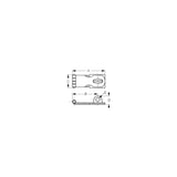 Sea-Dog 2211241 Stainless Steel Safety Hasp, 3-11/16"