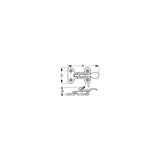 Sea-Dog 2221101 Anti-Rattle Fastener, Chrome/Brass, Carded, A: 4" B: 15/16" C: 1/4" D: 2", #10 FH