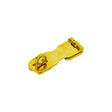 Sea-Dog 222121 Safety Hasp, , A:3", B:2-5/16", C:1", D: 3/4", E: 3/8", #6 FH, Brass