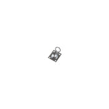 Sea-Dog 2224001 Ring Pull, Chrome, A: 1-7/8", B:1-9/16", C:1/2", D:1/8", E: 1-1/8", #6 FH