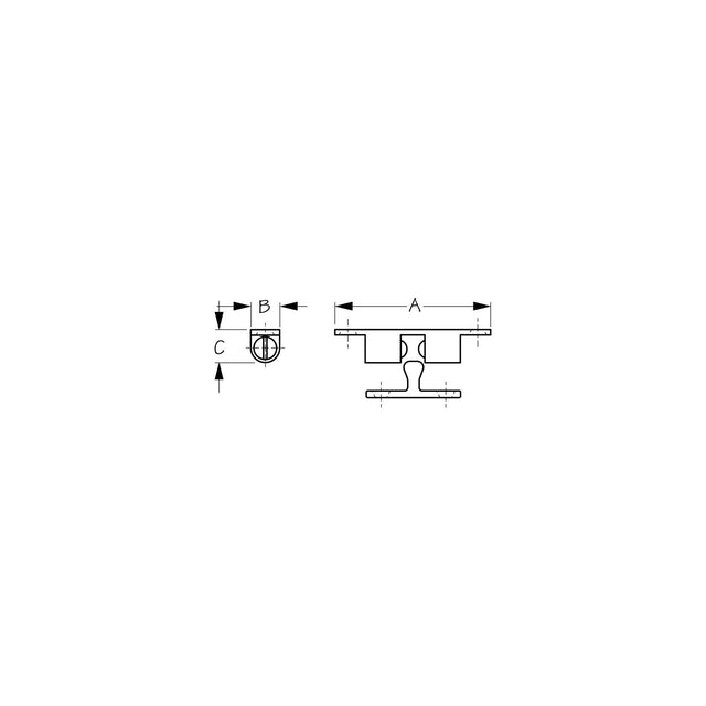 Stud Catch 2-1/4" Brass