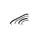 Sea-Dog 2546031 Stud Mount Handrail, Tube: 3/4", A:12", B:10-3/4", C: 2" D:1-1/4" Fastener: 5/16"-18 Nut, Stainless