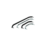 Sea-Dog 2546281 Stud Mount Flanged Handrail, Tube: 7/8" A: 25-1/4" , B: 24-1/4"  , C: 2-1/4", D:1-1/2" , Fastener: 5/16"-18,Stainless
