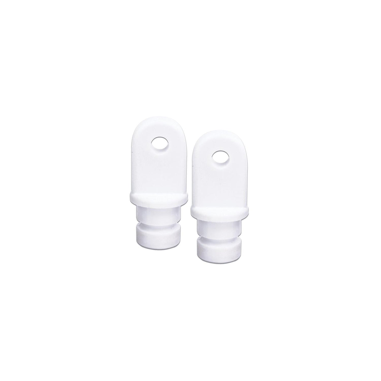 Internal Eye End, 7/8" White, Pair