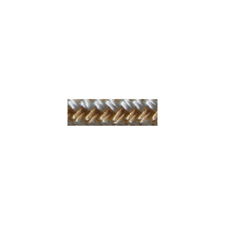 Sea Dog 302110006GW1 Premium Double Braided Nylon Fender Line, 3/8" × 6', Gold/White pr.