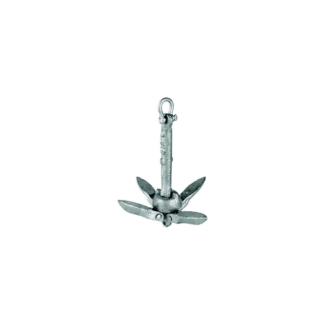 SeaDog 318018 Folding Grapnel Anchor, 18 lbs. A: 1/2", B:22-1/2", C:5", Boat Length: 18' - 26' , Line/Length: 3/8"/150' Anchor, Chain Length: 1/4"/10'-20'